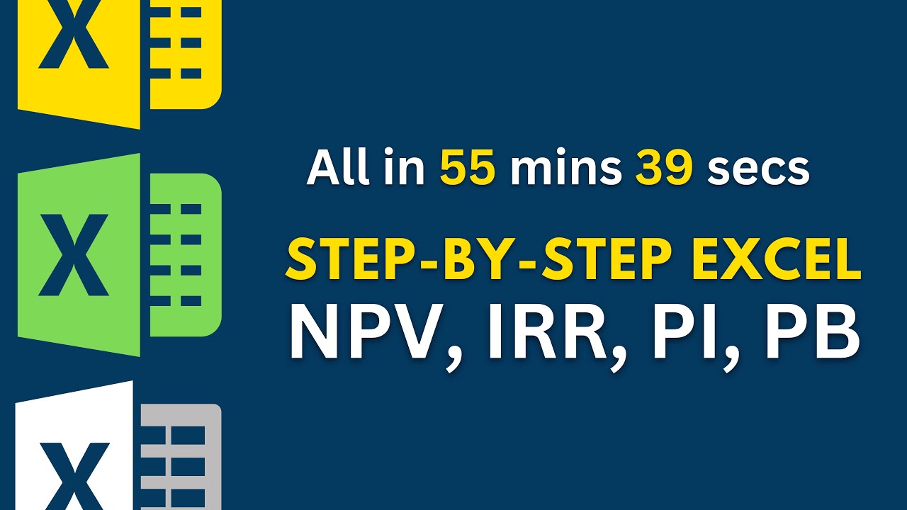 Master Capital Budgeting with Excel Now : A Step-by-Step Walkthrough.