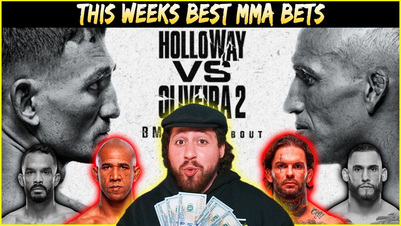 This Weeks Best MMA Bets - UFC 326 Betting Breakdown Holloway vs Oliveria 2 | Lock Of The Week