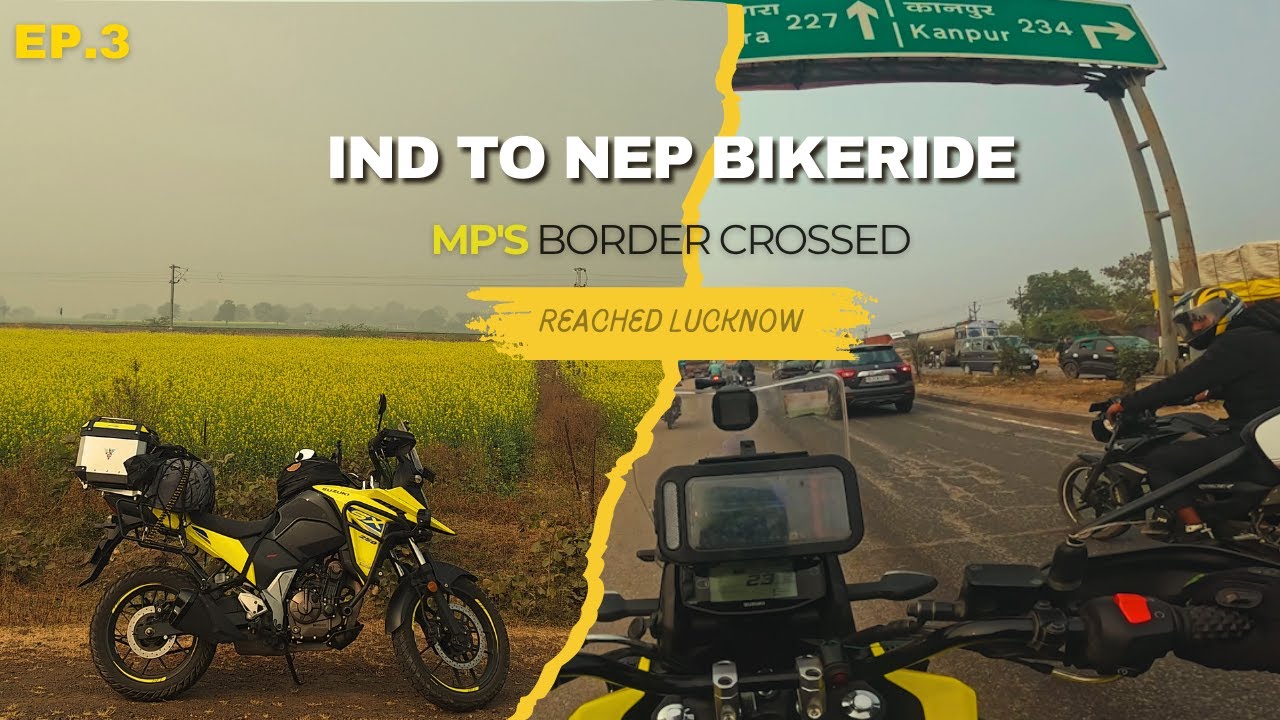 IND TO NEPAL BIKERIDE || CROSSING MP BORDER || India travel motovlog #travel #vlog #motovlog