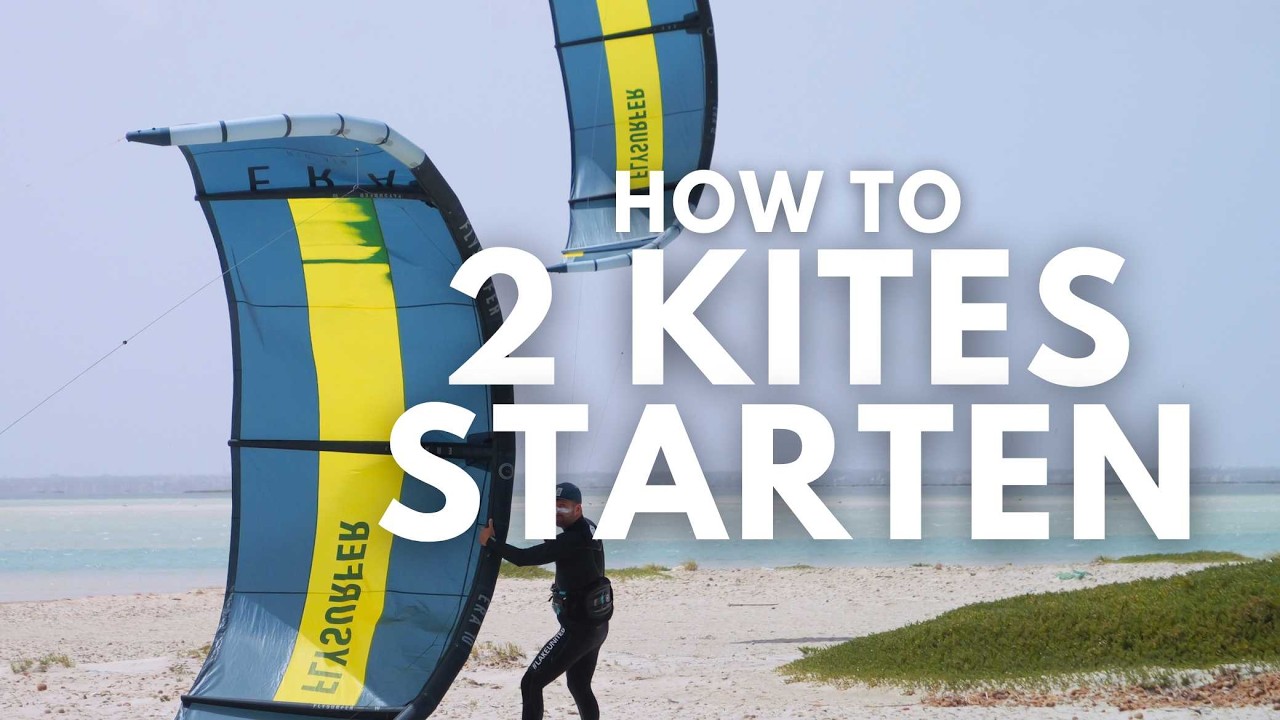 KITESURFEN: 2 Kites zu zweit starten (mit Tipps & Tricks von LakeUnited)