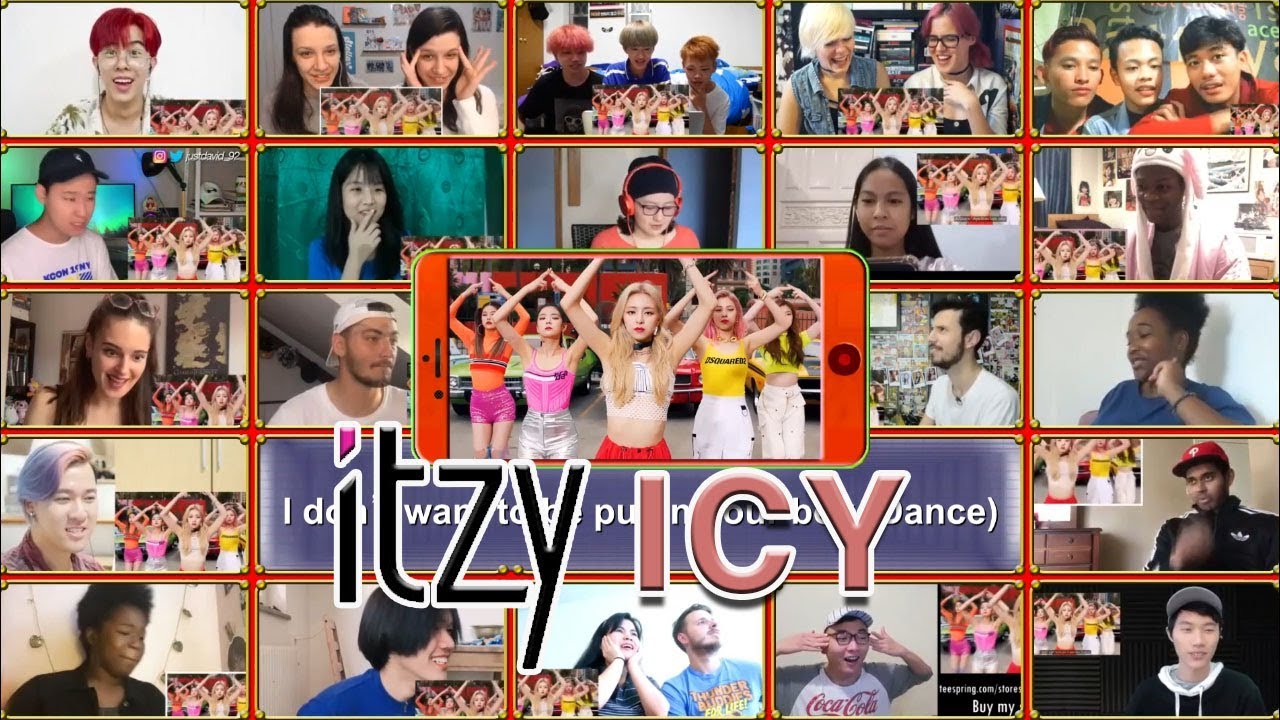 ITZY-ICY reaction mashup