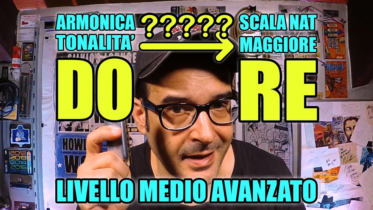 Come suonare una scala naturale maggiore di Re con l'armonica in Do (livello medio-avanzato)