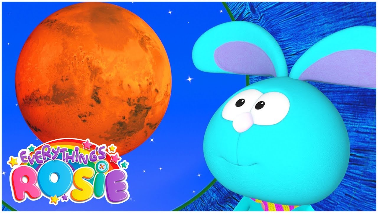 🌍 LEARN THE NAMES OF THE PLANETS IN THE SOLAR SYSTEM | Everythings Rosie | Best Kids Cartoons