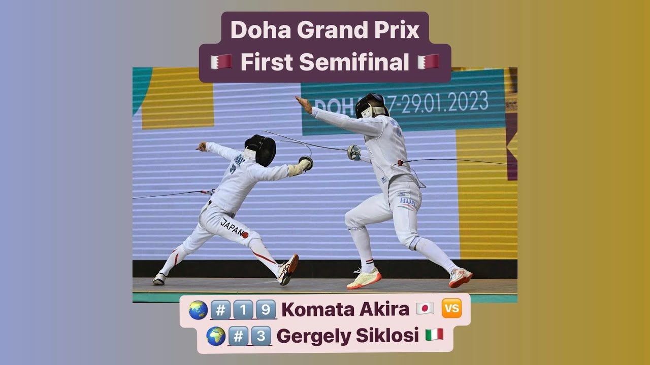 Doha Grand Prix 2023 SME - L4 - Komata Akira JPN v Gergely Siklosi HUN