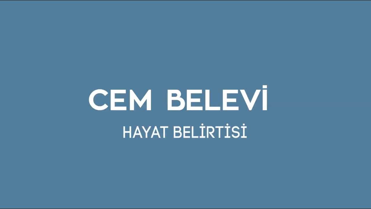 Cem Belevi - Hayat Belirtisi (Lyric Video)