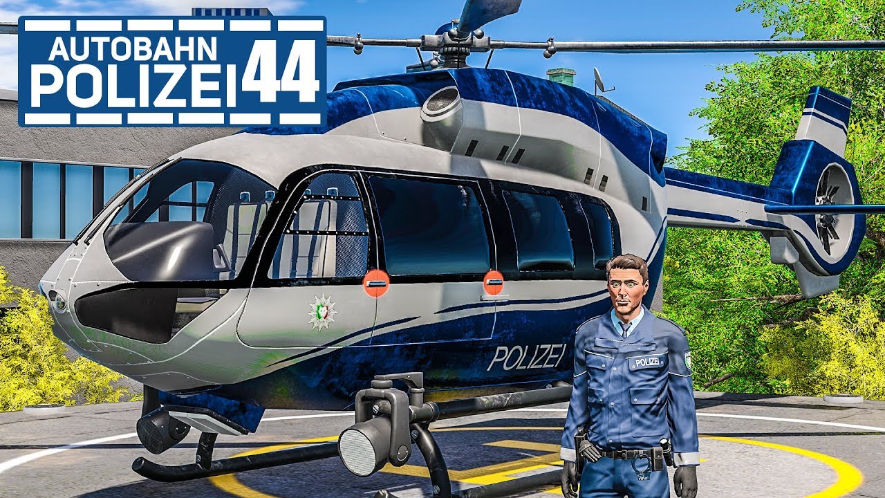 Polizeihubschrauber-Landeplatz freigeschaltet! AUTOBAHNPOLIZEI-SIMULATOR 2 #44 | Police Simulator 2