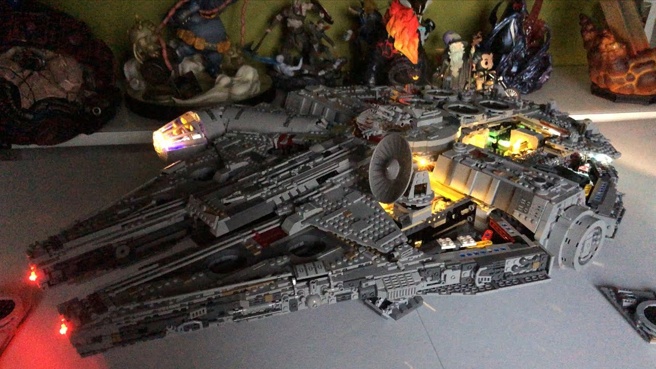 LIGHT MY BRICKS TAKES THE UCS LEGO MILLENNIUM FALCON INTO LIGHTSPEED!