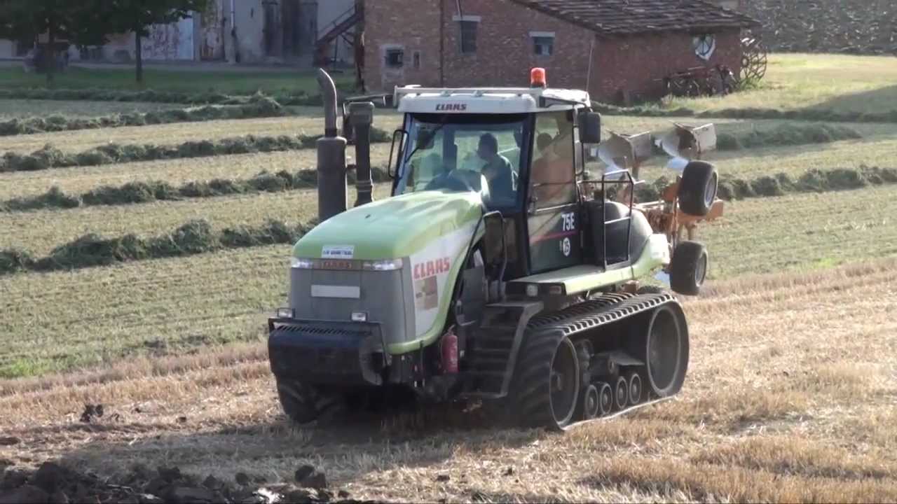 CLAAS 75E con Aratro Quadrivomero! [HD]