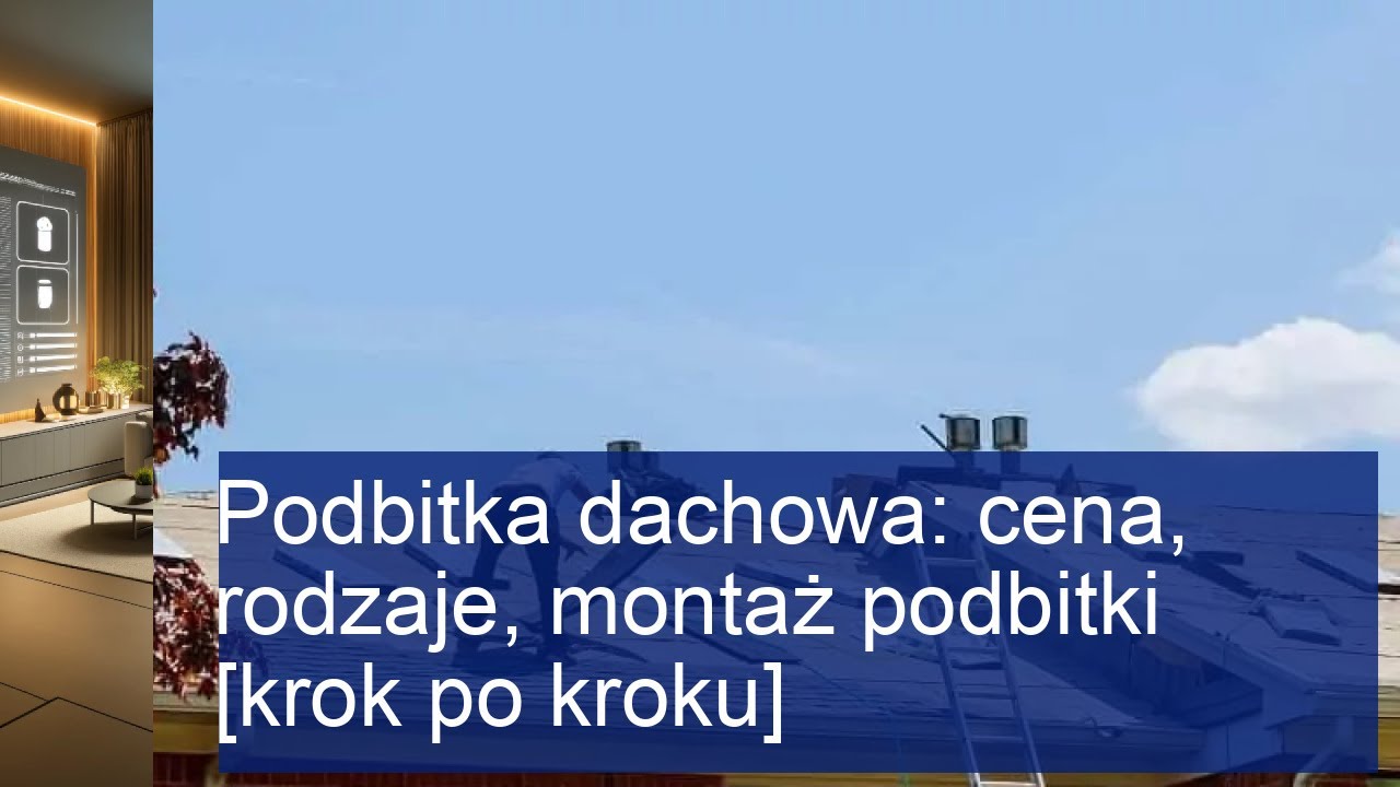 Podbitka dachowa: Wszystko o cenach, rodzajach i montażu krok po kroku!