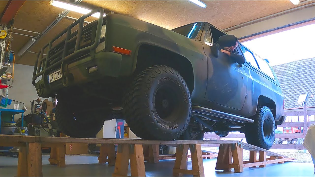 Motor Ölwechsel / Chevrolet Blazer K5 M1009 CUCV 6.2 Diesel / engine oil change