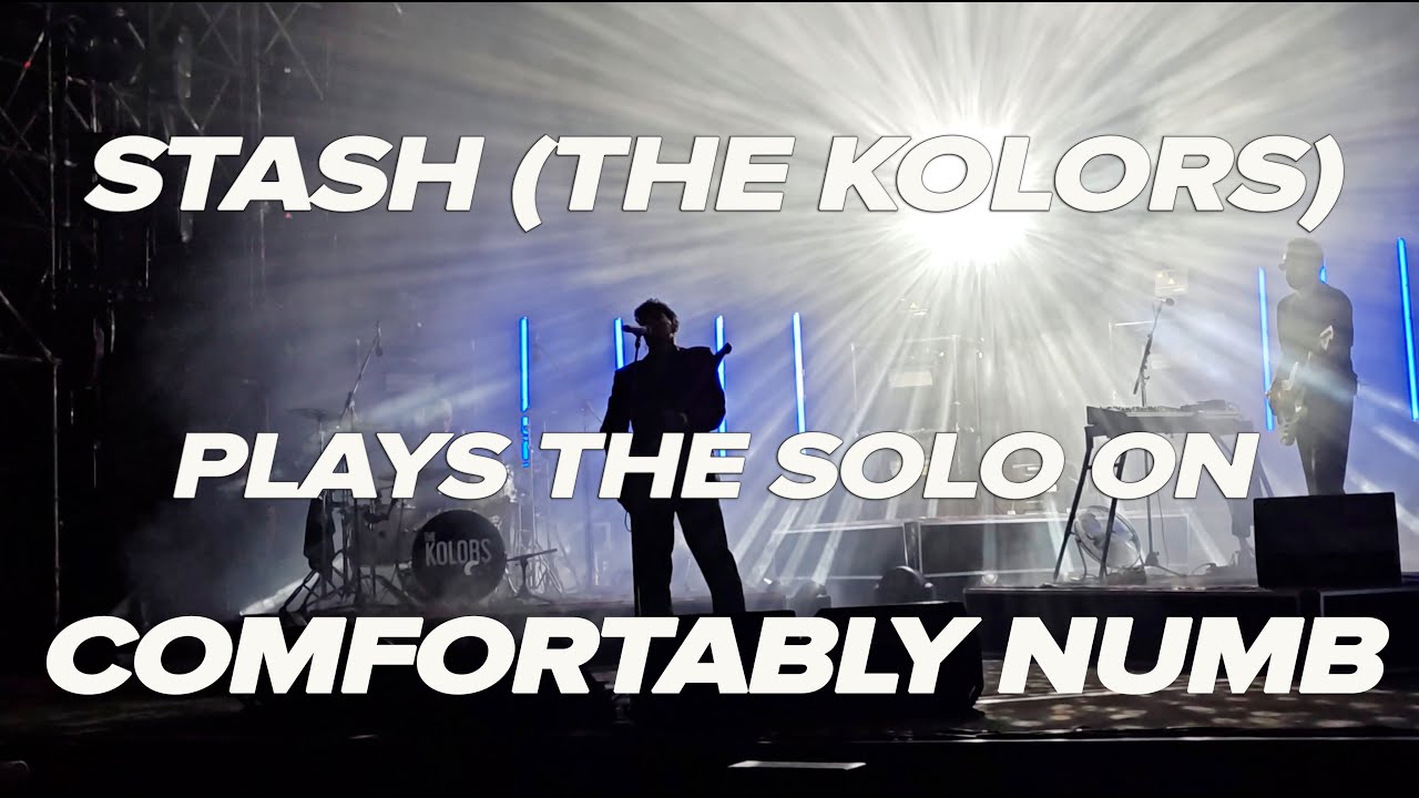 Stash (@TheKolorsOfficial ) Plays The Comfortably Numb Solo (AMAZING!) @rogerwaters