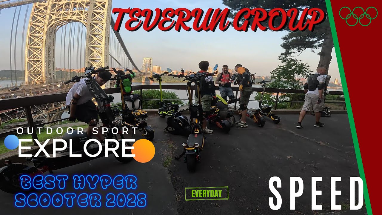 Top 3 insane Electric scooter kaabo, teverun, inmotion rs, a family group ride Bronx, NYC, NJ, 2024