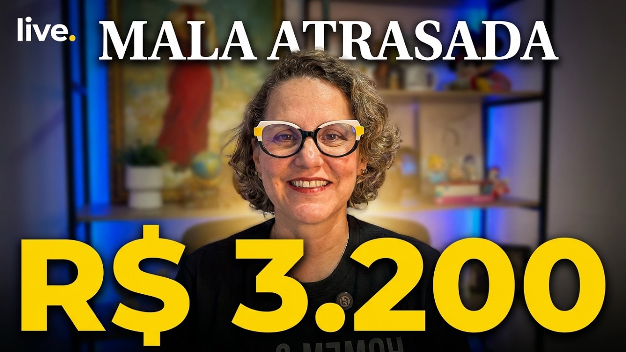Bagagem atrasou no aeroporto… e o cartão me pagou R$3.200