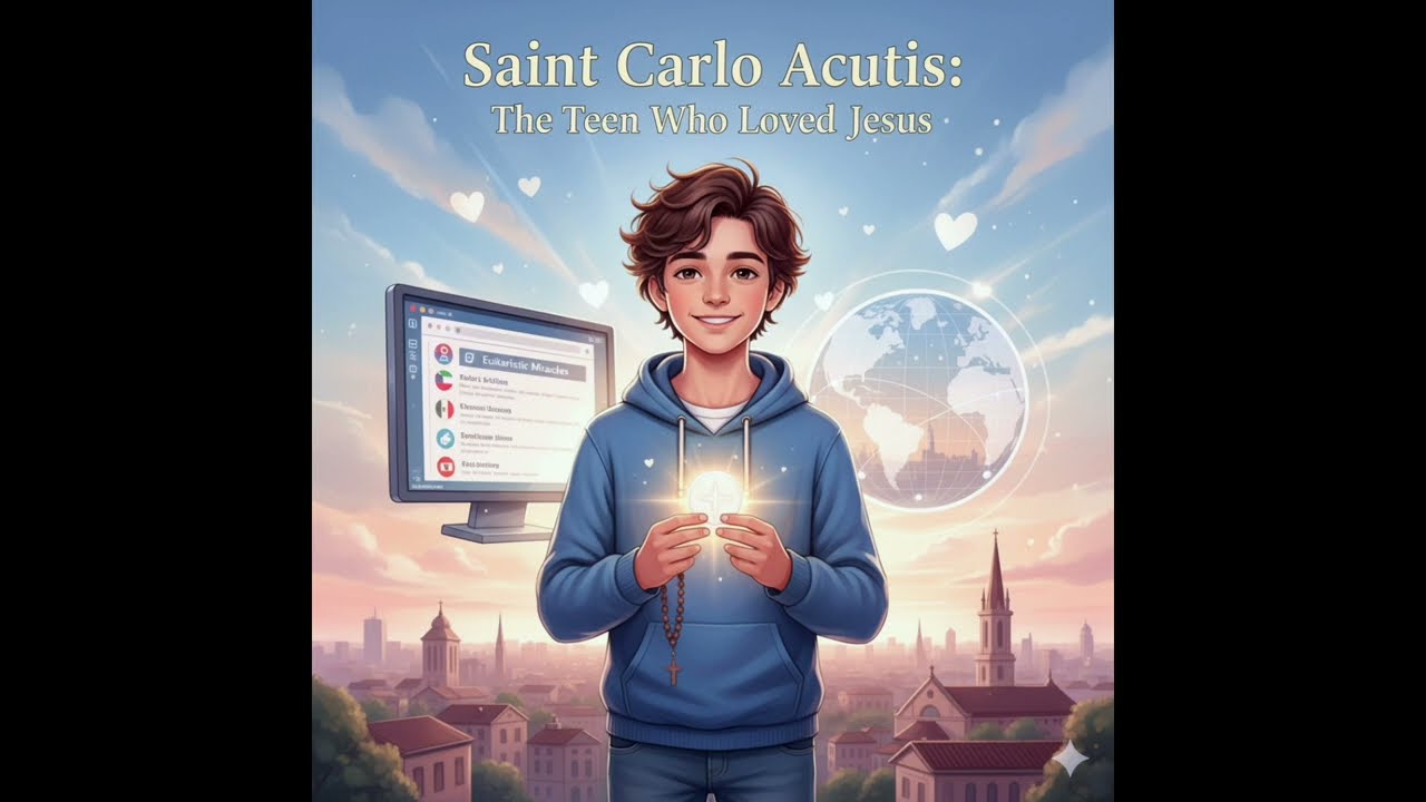 Saint Carlo Acutis 🌟 | The Teen Who Loved Jesus | Catholic Story for Kids | Faith & Kindness