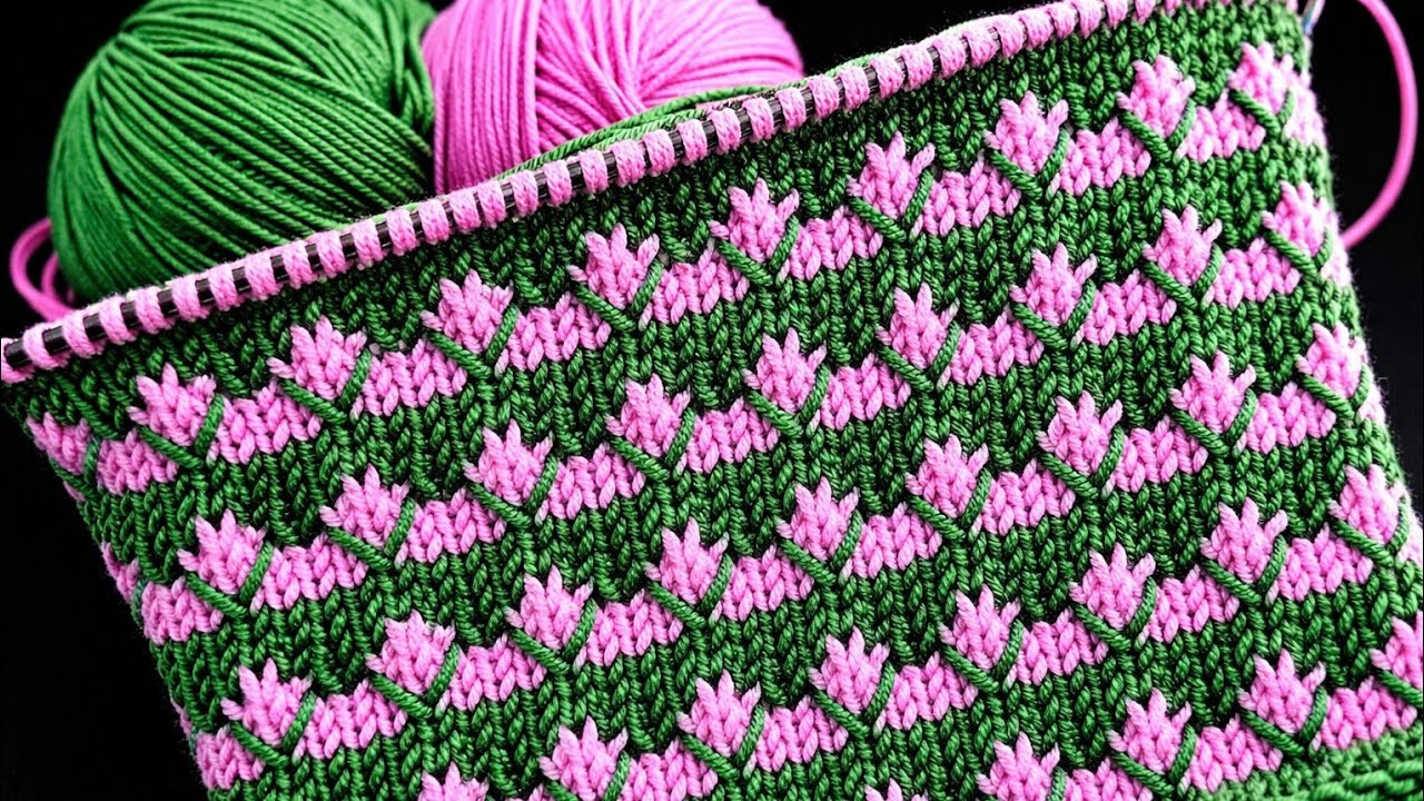 2 रंग का शानदार स्वेटर डिजाइन/Two Colour Sweater Design/Double Colour knitting/Do Rang ka design|
