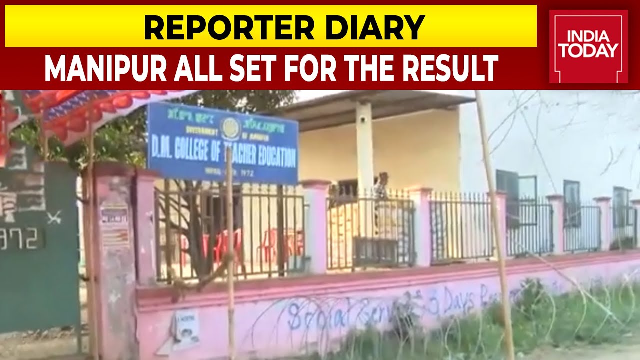 State Of War Manipur | High Level Security Deploys At Counting Centre | Reporter Diary