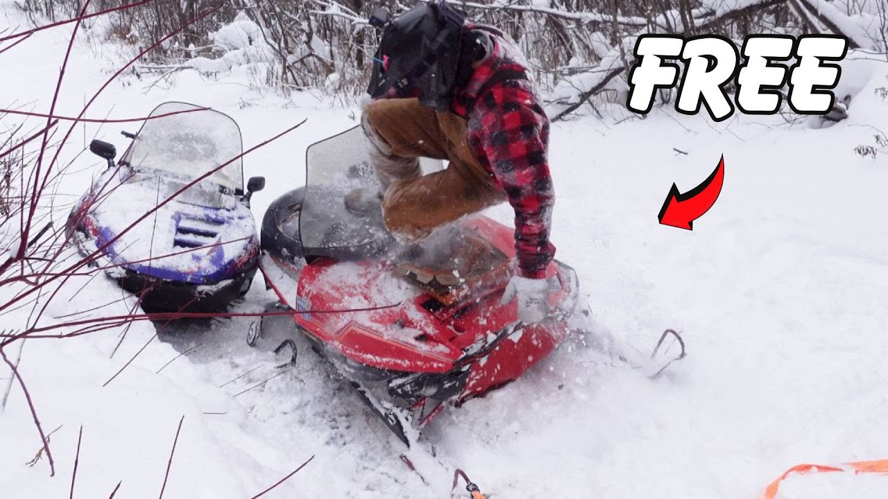 Тестирование самого дешевого снегохода на Marketplace (Polaris Indy 340)