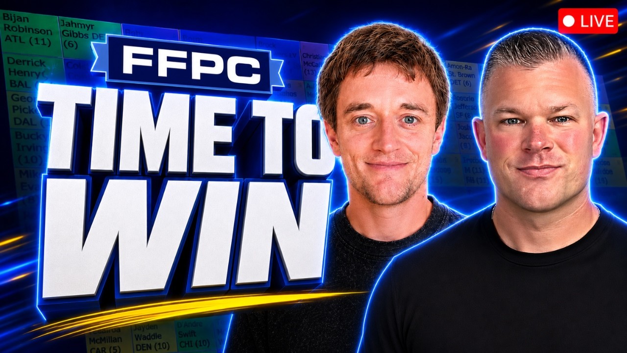 LIVE High-Stakes Fantasy Football Draft $1 Milly Prize (FFPC)