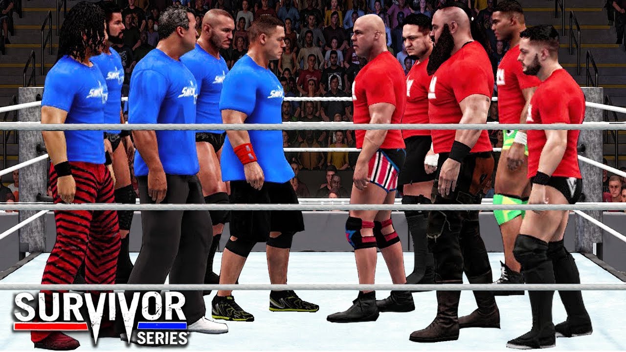WWE 2K18 Survivor Series 2017 - Team RAW vs Team Smackdown 5 on 5 Survivor Series Elimination Match!