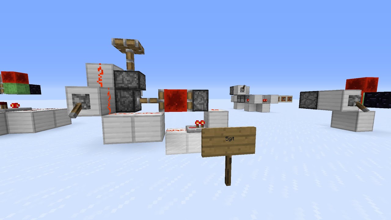 Overview of Minecraft Clock Circuits