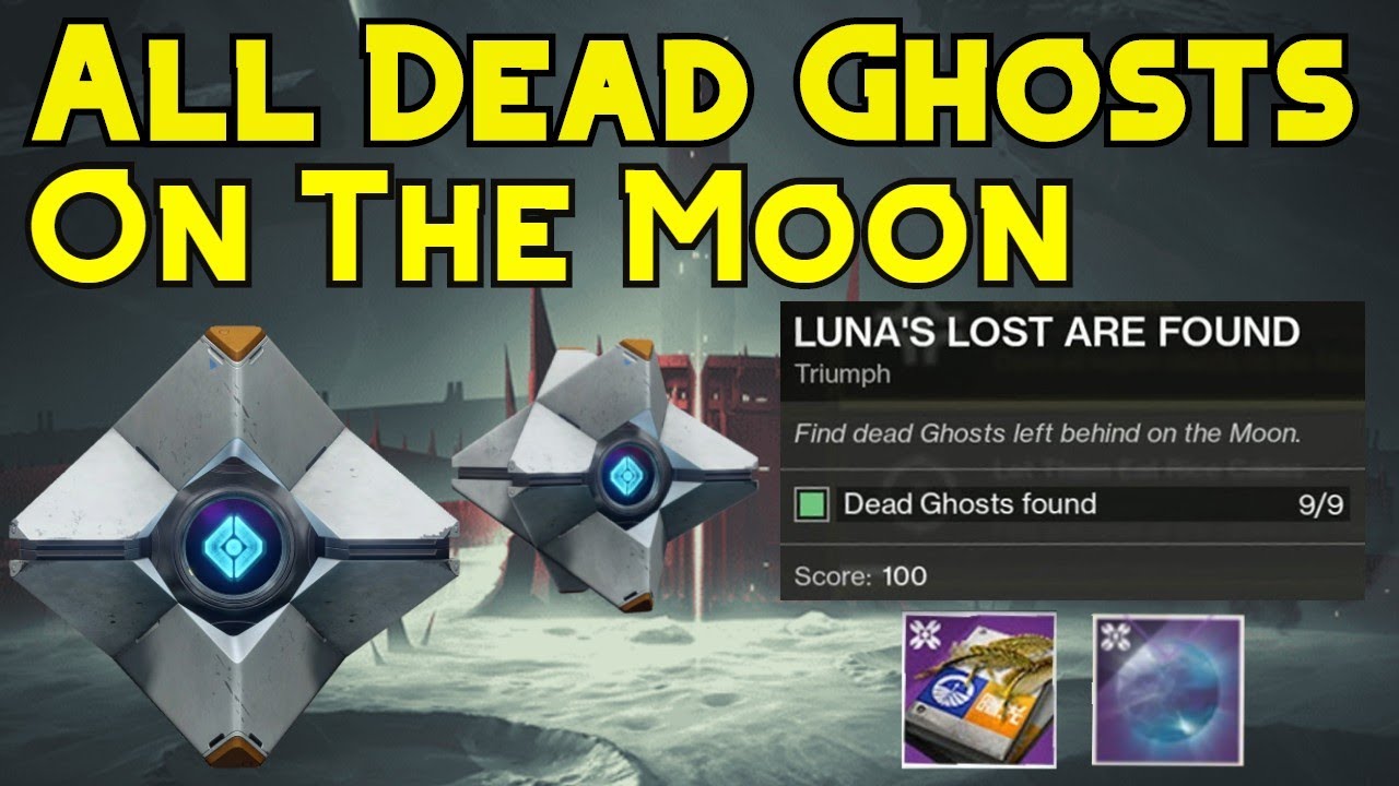 Destiny 2 - How To Find All Dead Ghosts On The Moon - 