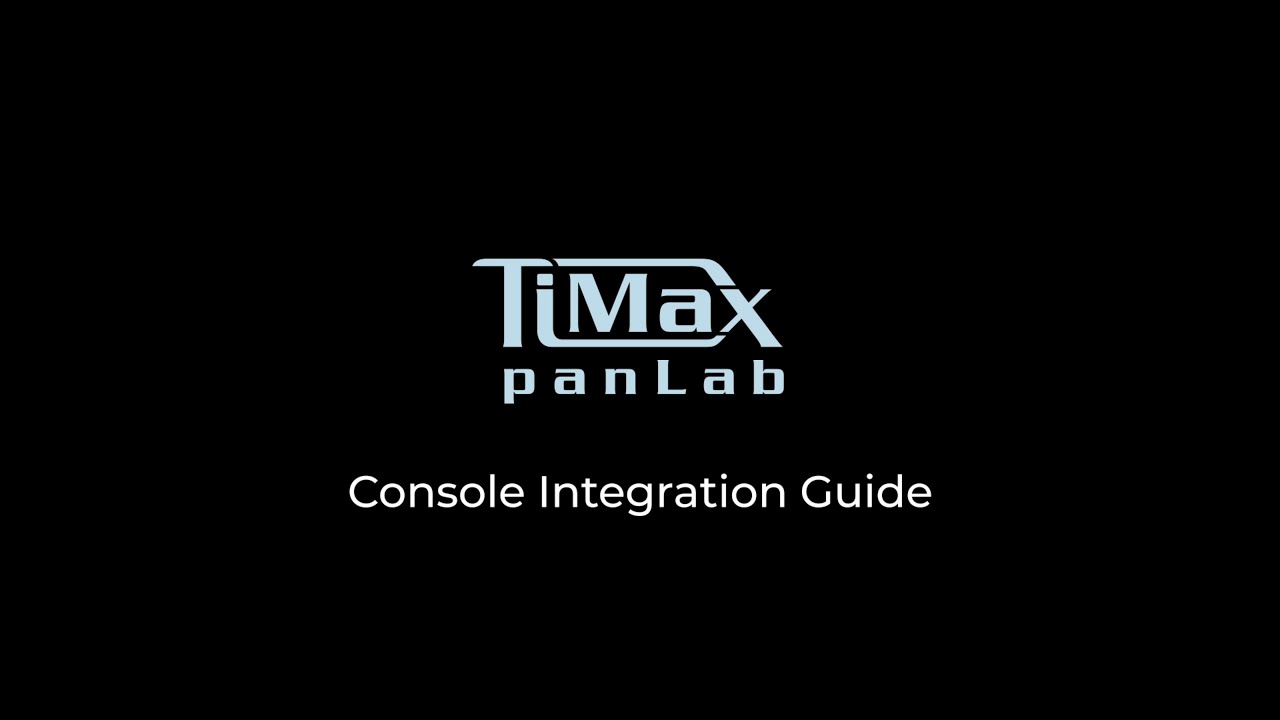 TiMax panLab - Console Integration Guide
