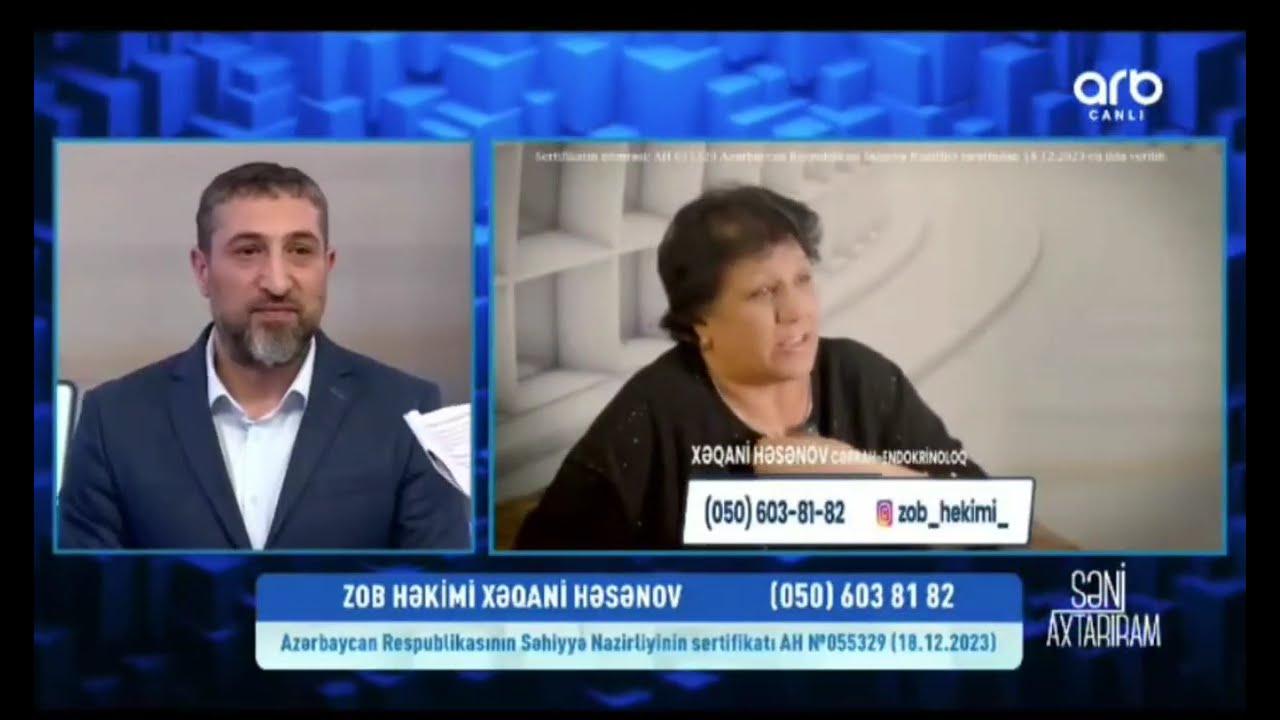 Hüseynin doğması studiyada 