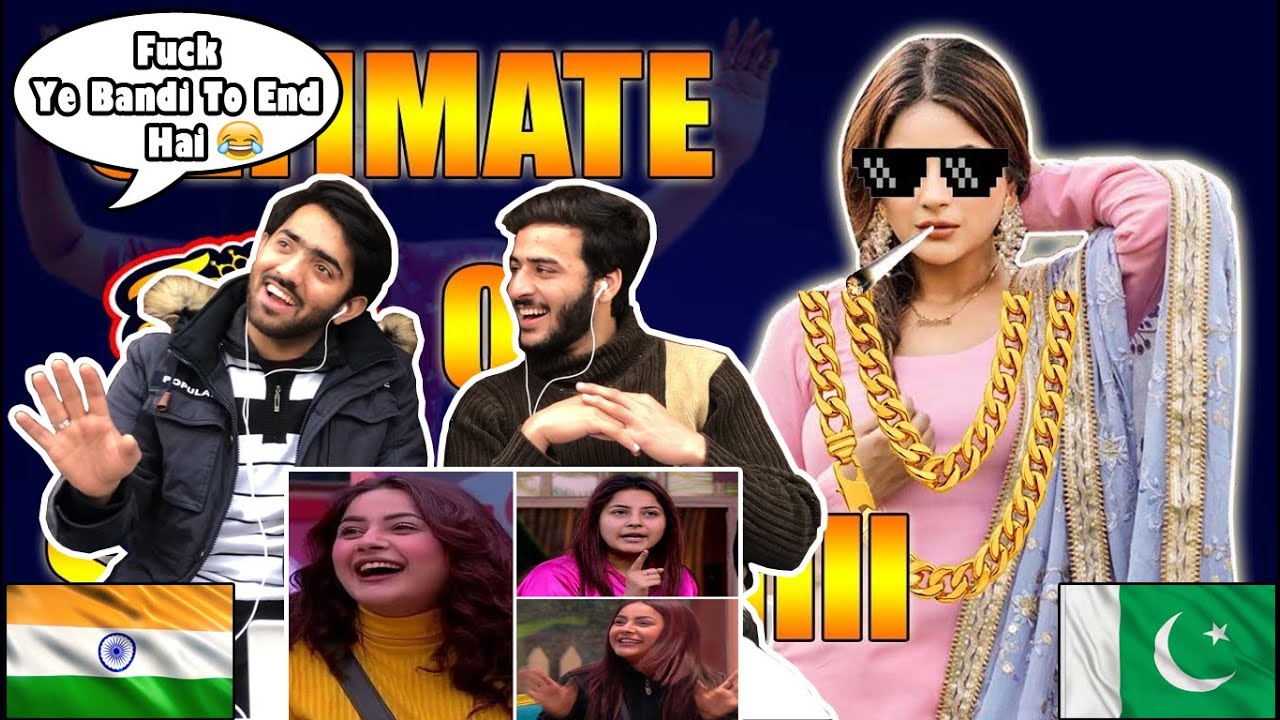 Pakistani Reaction on Shehnaz Gill ULTIMATE THUG LIFE  | Funny Moments
