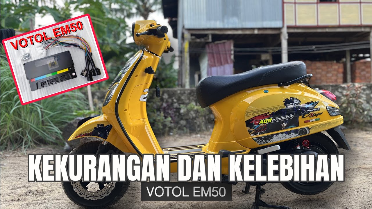 Review controller Votol EM50 di motor listrik Uwinfly T3 S Pro