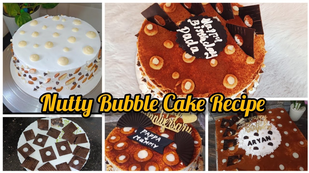 1 kg Nutty Bubble Cake Recipe#cake Recipe malayalam#cake recipe