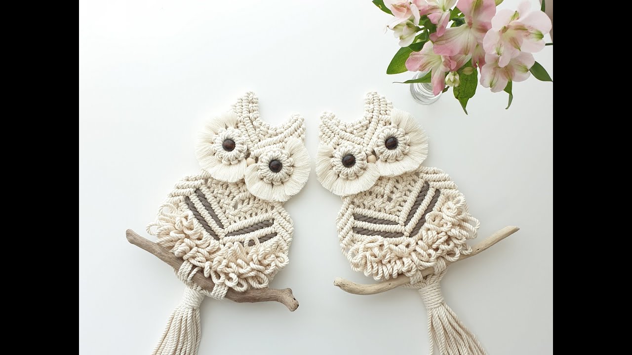 마크라메 복부엉이 만들기_ 오롯이 macrame owl
