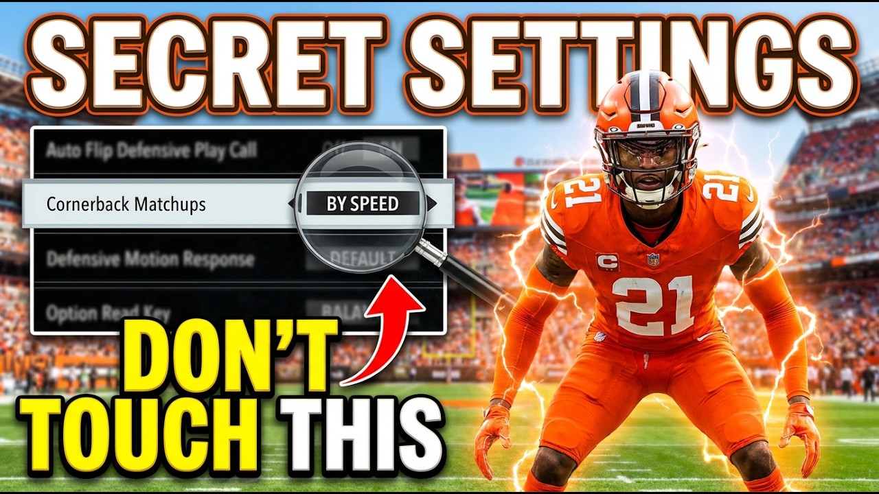 5 SECRET Settings You MUST Be Using To WIN More in Madden 26! ⚙️