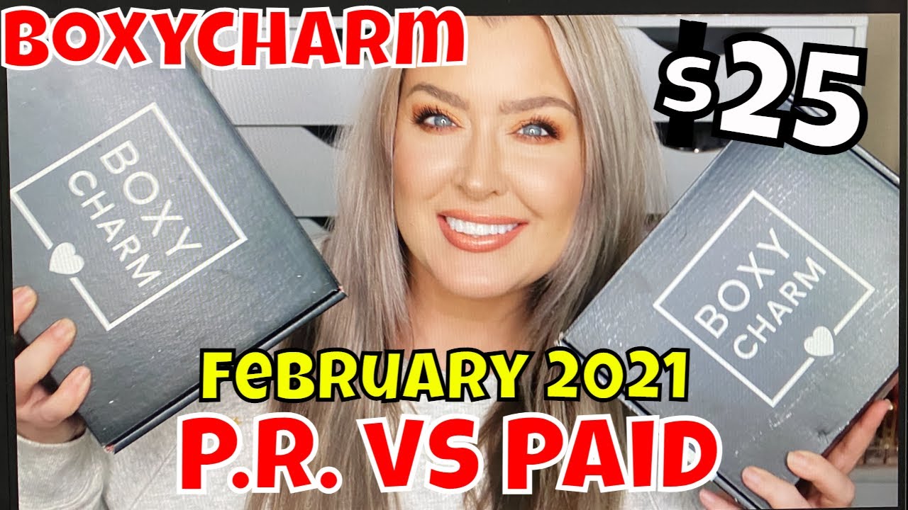 February 2021 Boxycharm Paid vs PR Base Box | Hot Mess Momma MD
