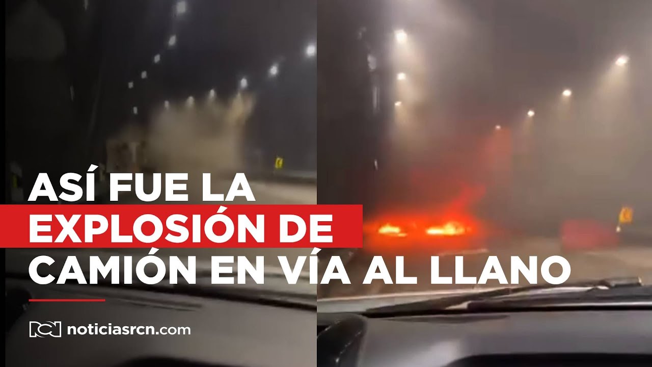 Camión que transportaba combustible se incendió en túnel Quebrada Blanca
