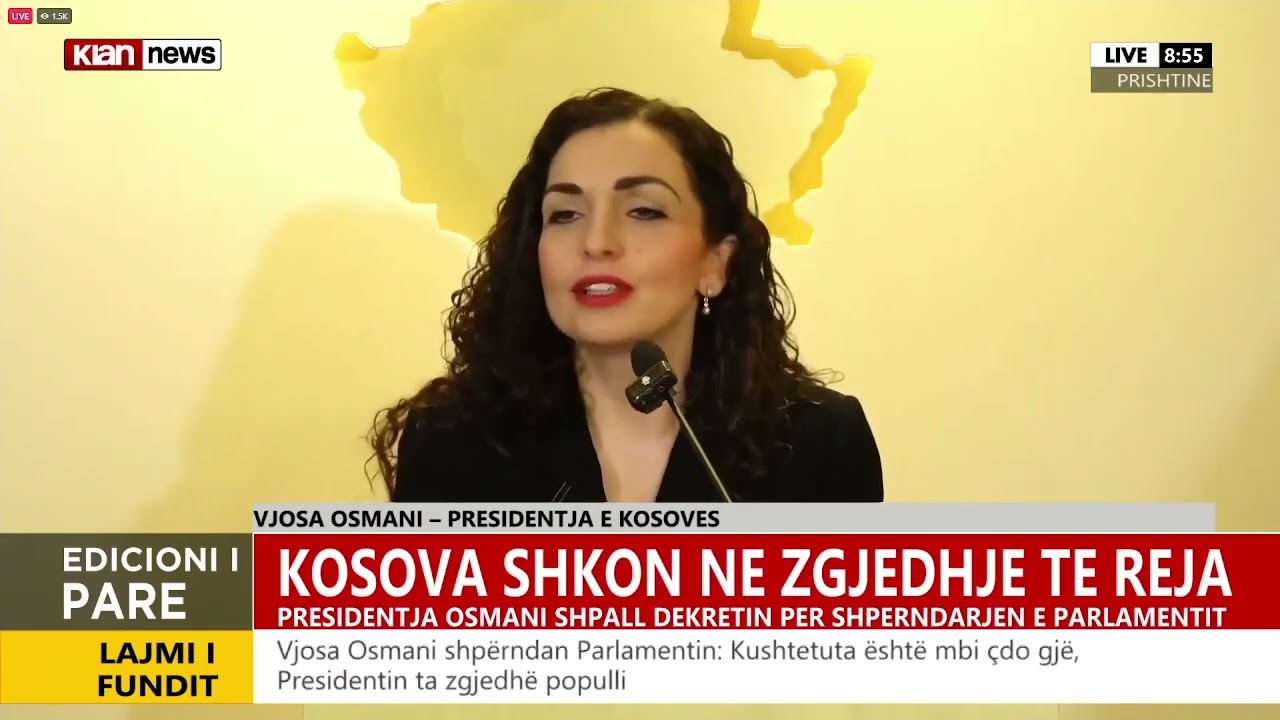 Kosova drejt zgjedhjeve, Osmani: Këtu na sollën njerëz të papërgjegjshëm, me qëllime të rrezikshme