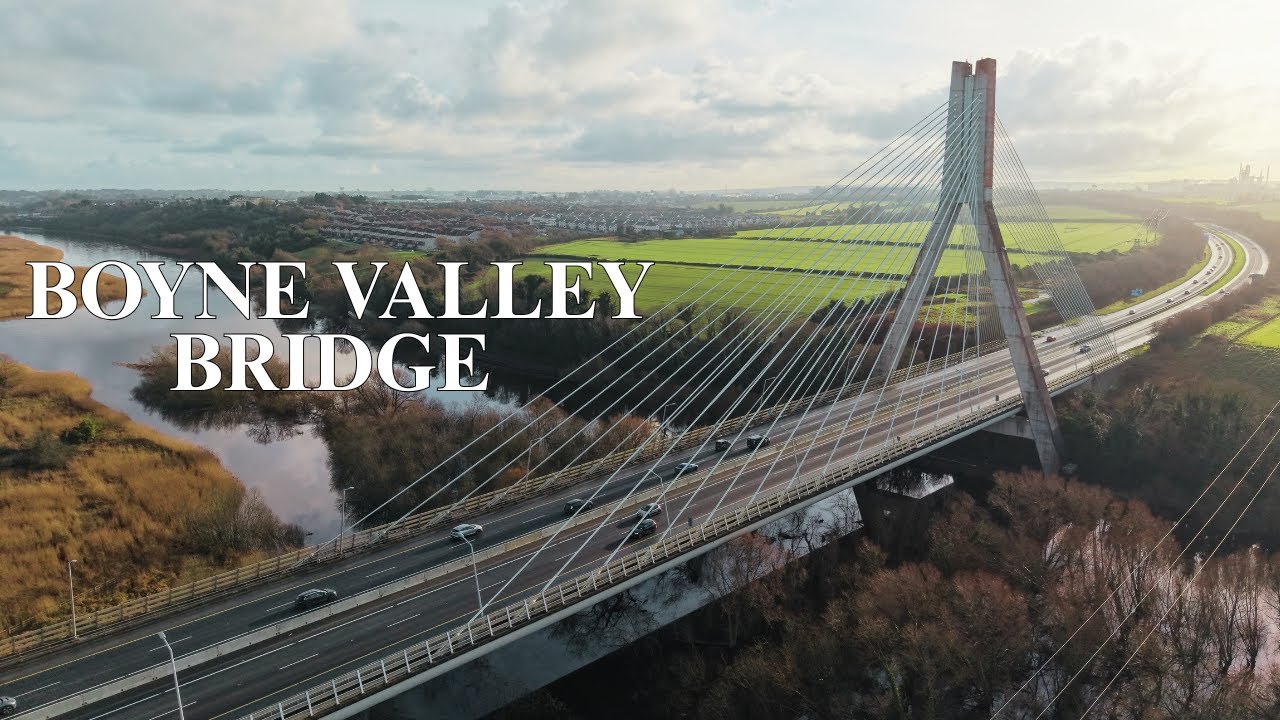 Mary McAleese Boyne Valley Bridge | Cinematic Drone Views | Earth in Motion