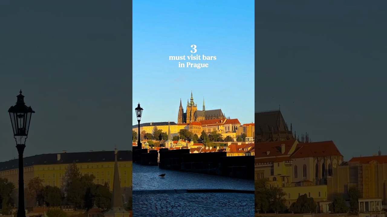 3 must visit bars in Prague 🍸