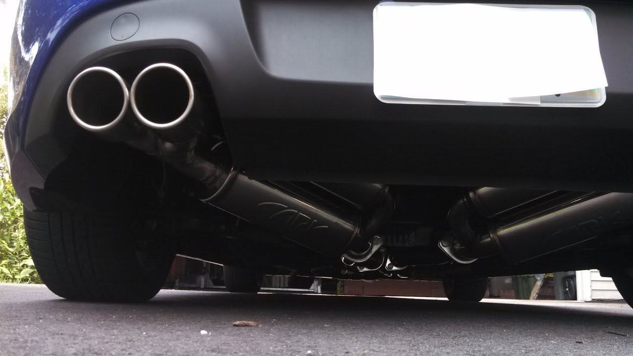 Version 2: 3.8 Hyundai Genesis Coupe Ark GRiP / Stock Exhaust Comparison