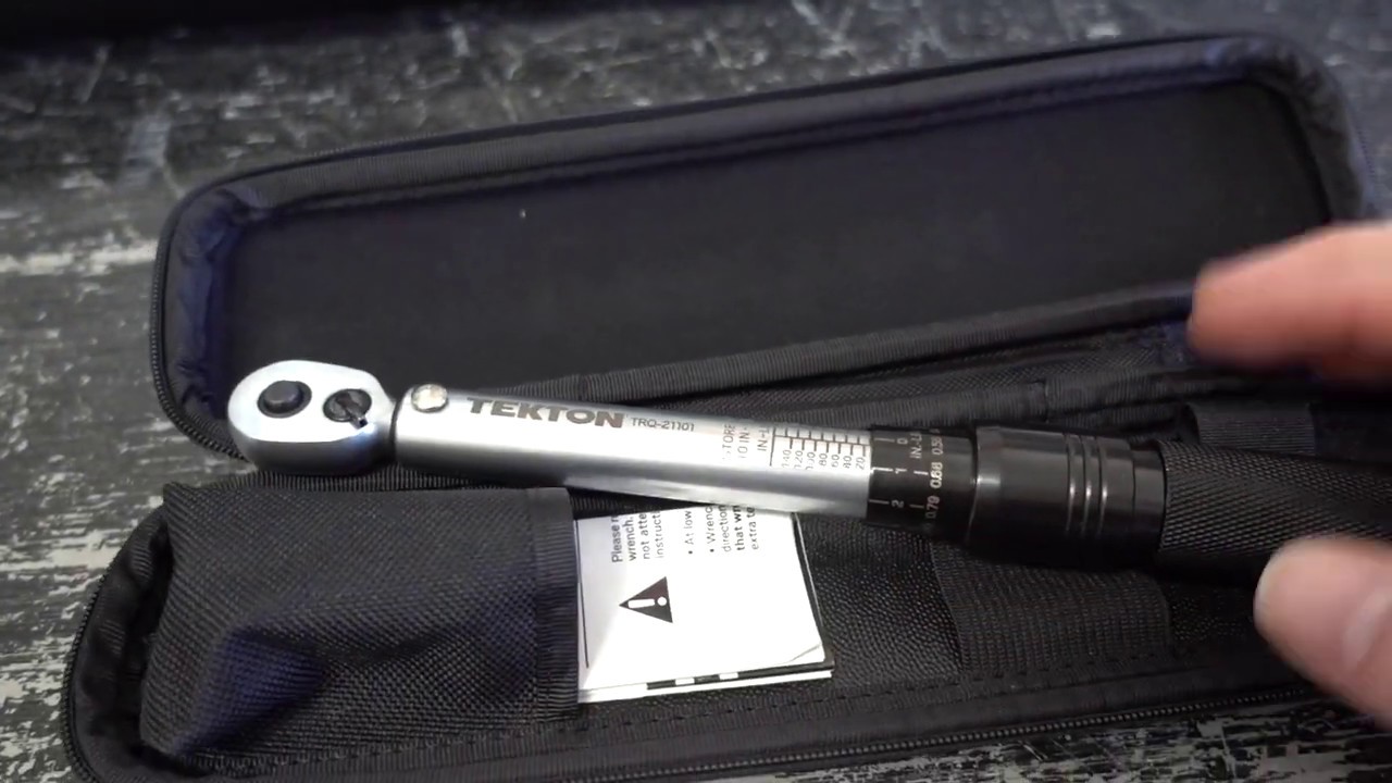Tekton Inch Pound Torque Wrench Review