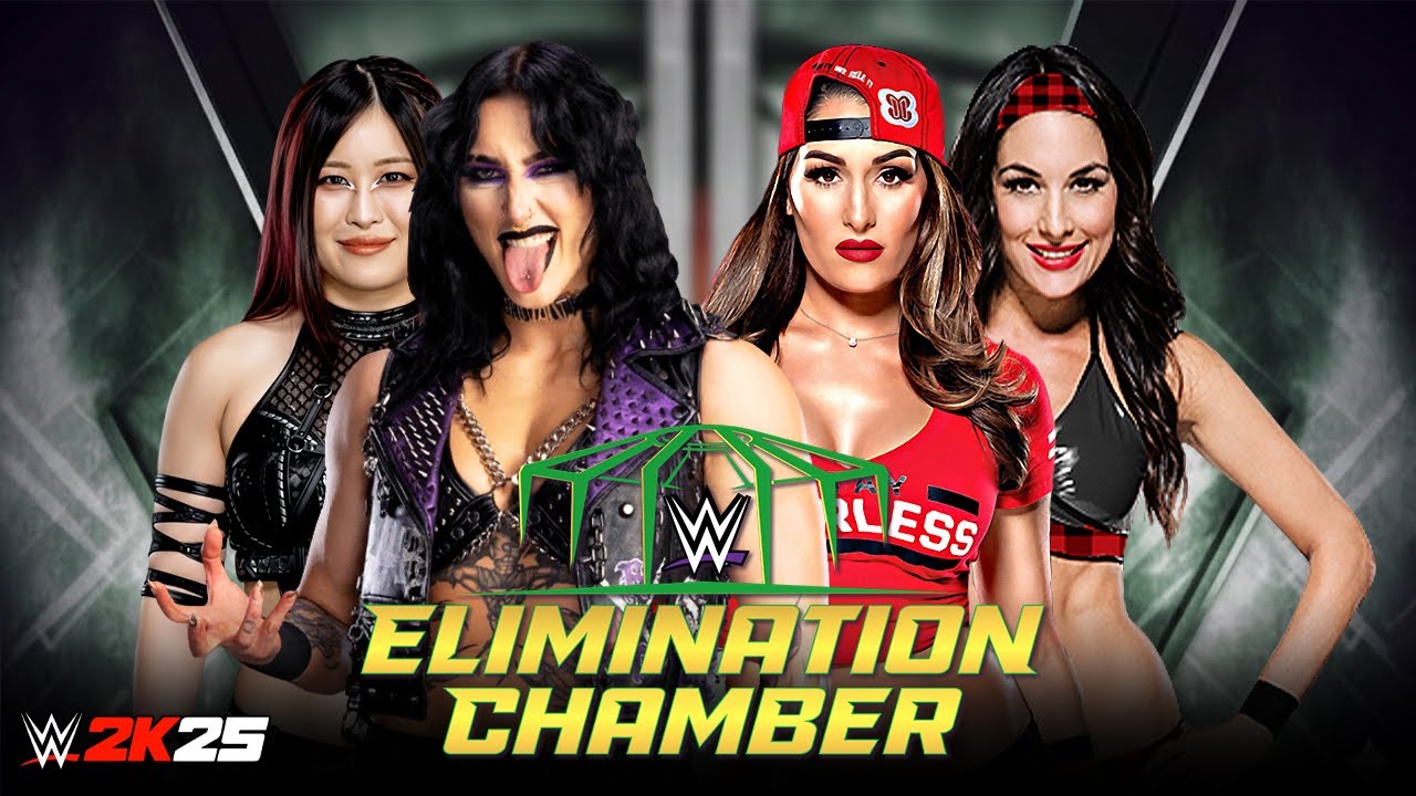 WWE Elimination Chamber: Риа Рипли и Айо Скай против сестер Белла | 08 февраля 2026 г.