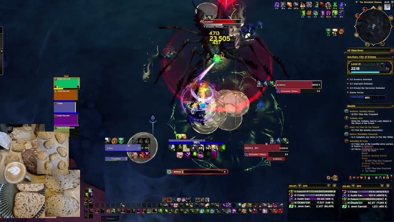 +21 Ara-Kara. Hellcaller Destruction Warlock gameplay. Midnight prepatch.