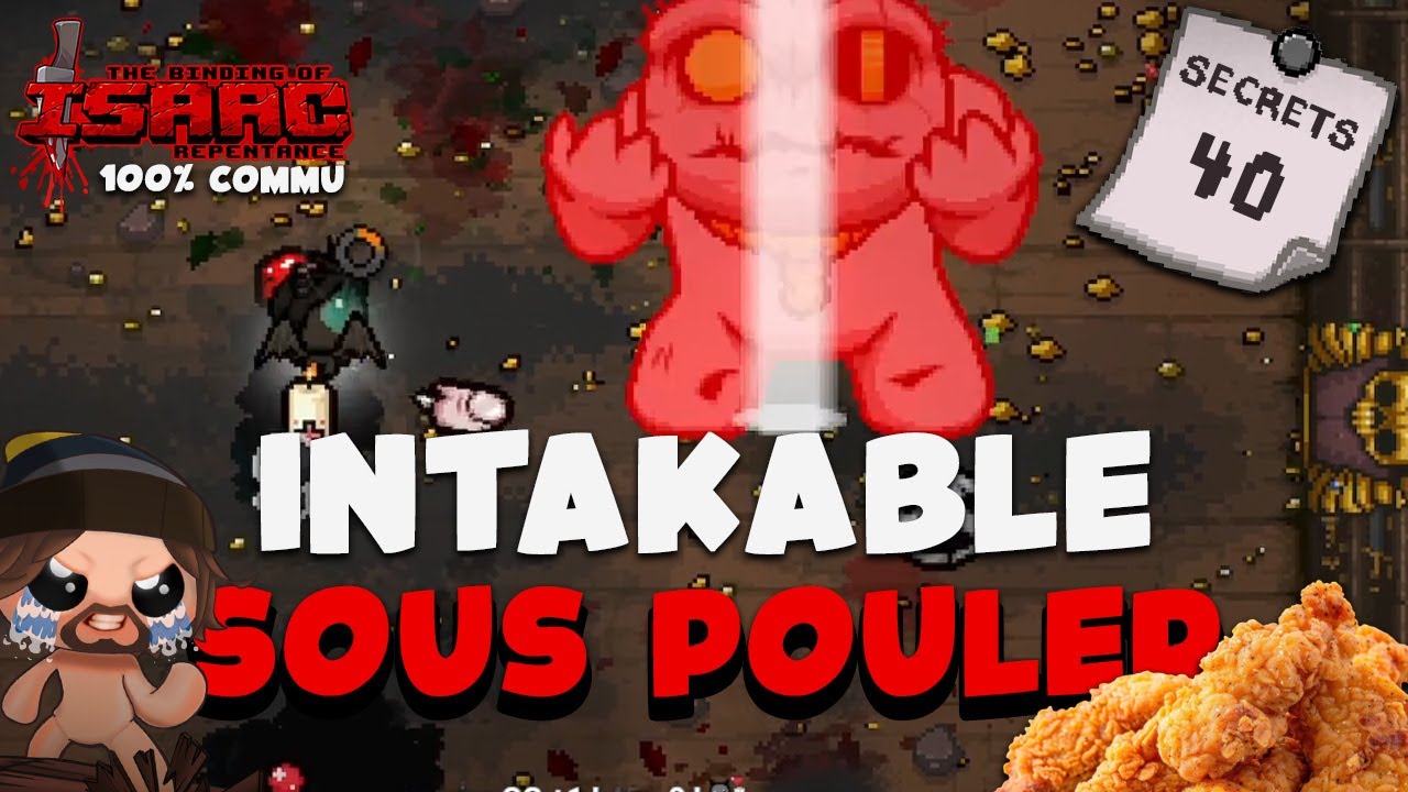 #2 INTAKABLE SOUS POULER - Isaac Repentance DEADGOD COMMU 2025