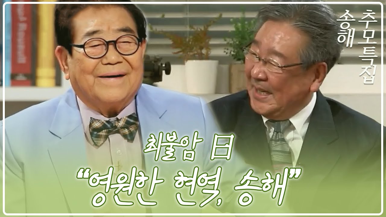 [추모 특집 최불암의 이야기 숲 어울림] 영원한 현역 송해