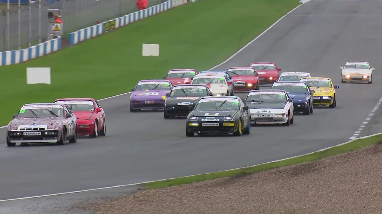 Great Porsche 924 Race 2017 Donington Race 2