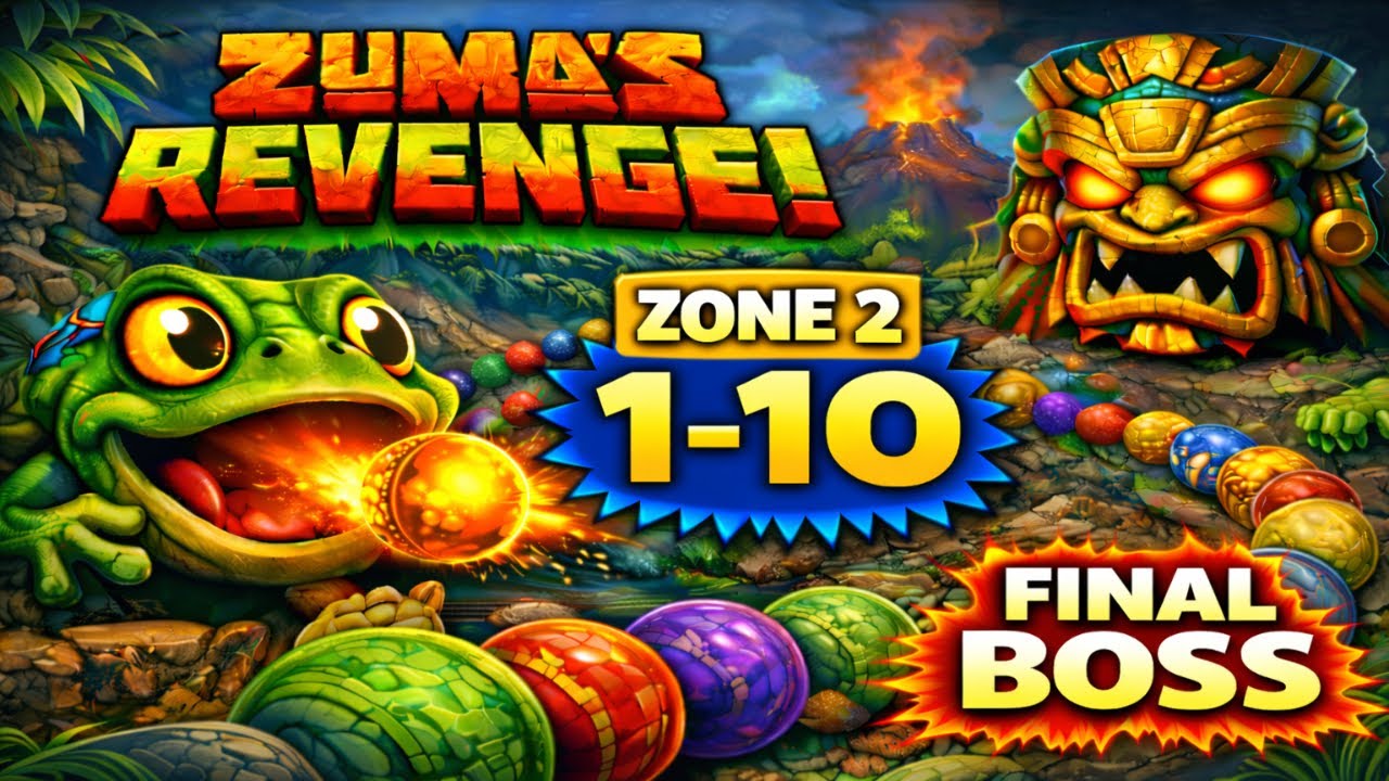 Zuma's revenge - Zone 2 - Lvl 1-10 - BOSS FIGHT