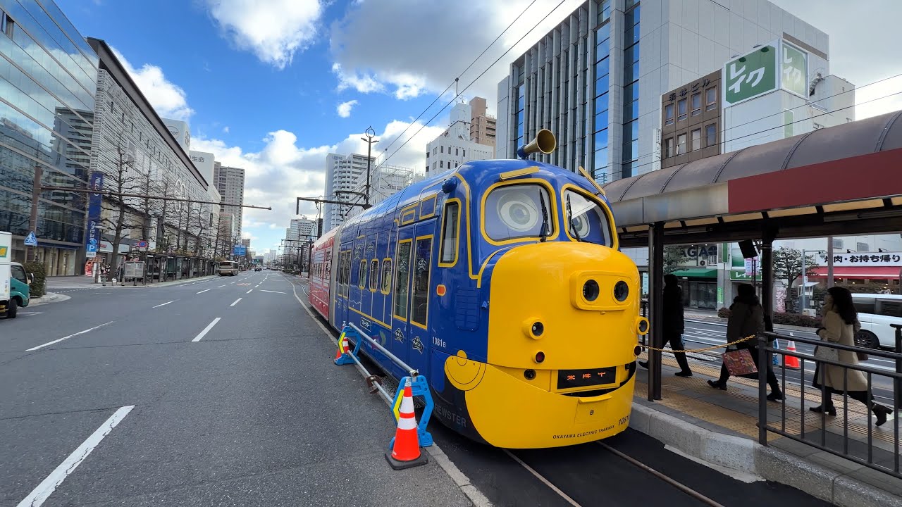 Правда!? В Японии трамвай Chuggington Tram действительно курсирует по улицам города!