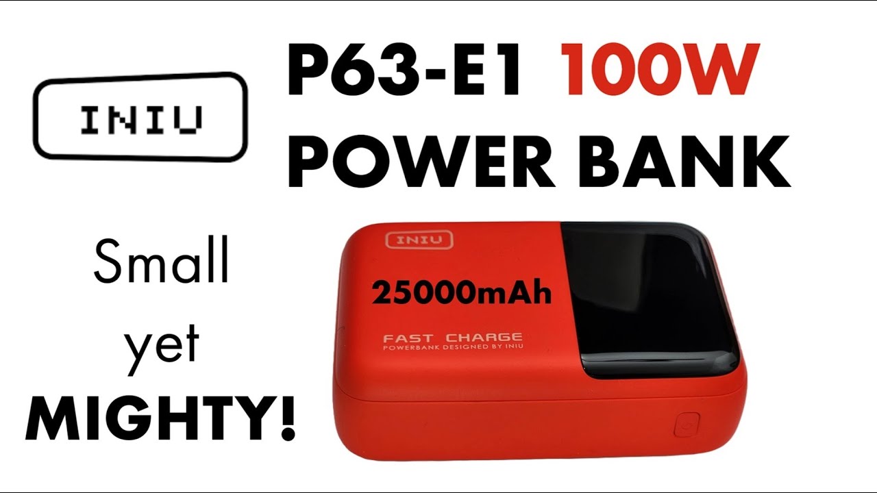 Обзор Power Bank INIU P63-E1 Cougar - #INIU #INIUCougar #INIUCougarP63 #iniu