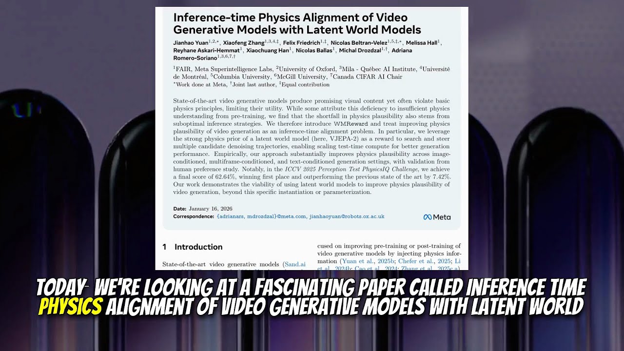 Inference-time Physics Alignment of Video Generative Models with Latent World Models (Jan 2026)