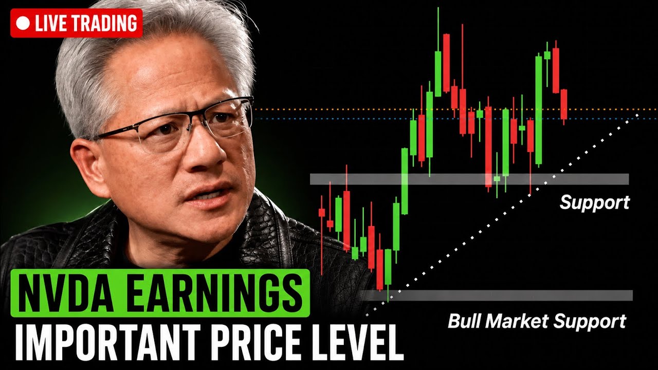 Nvidia Earnings + PCE Inflation Double Test for Markets 🔴 Live Trading Stock Market Today $NVDA