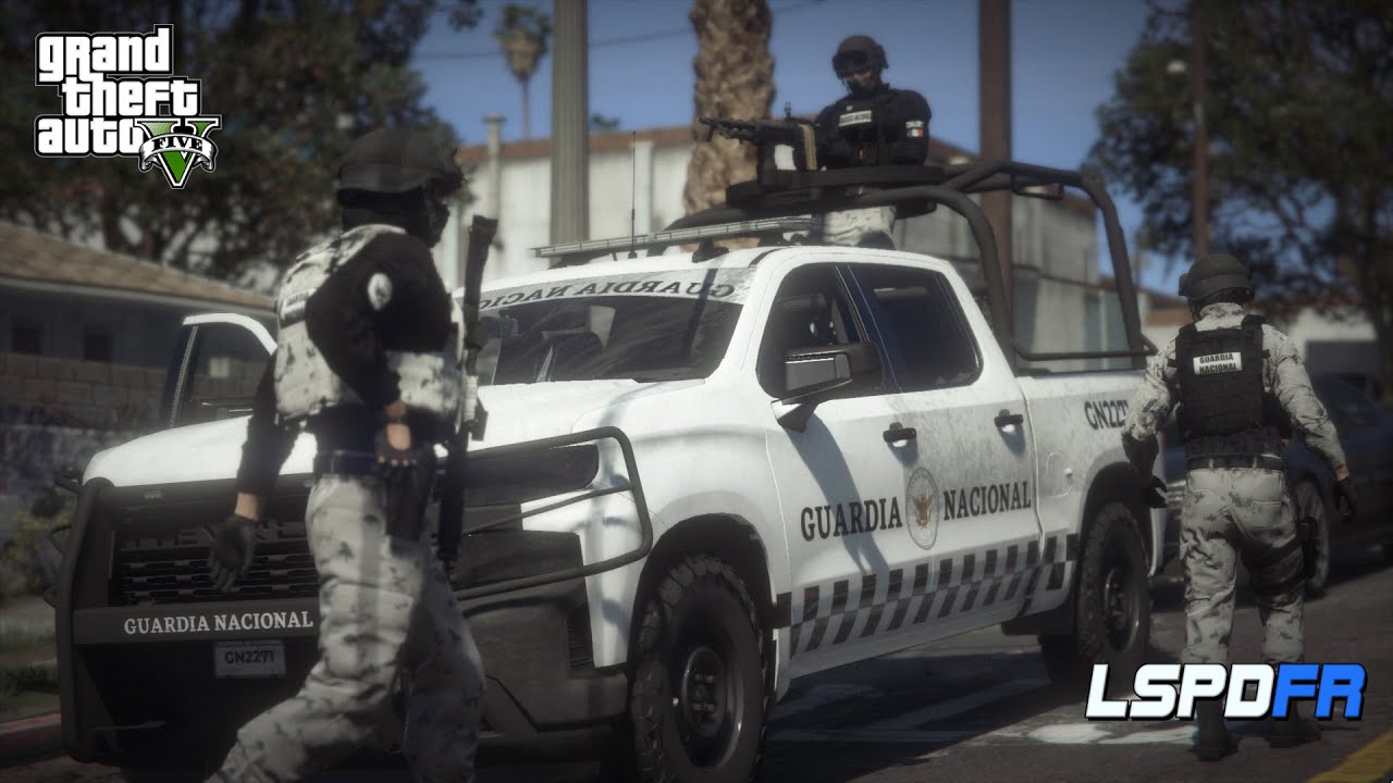 GTA V UN DIA COMO GUARDIA NACIONAL PATRULLAJE 💀